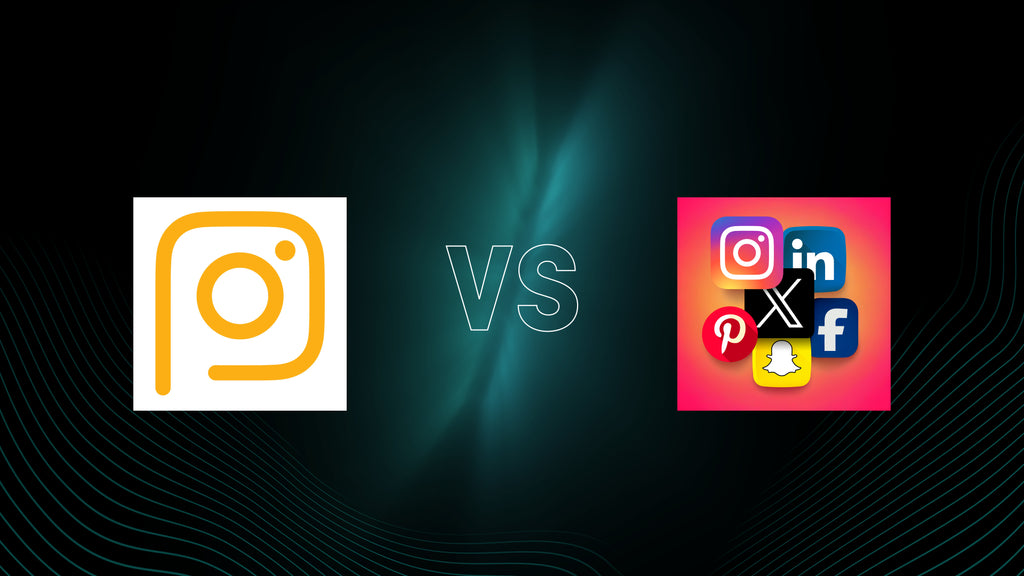 Shopify Social Media Apps: Wave: Instagram feed & TikTok vs Social Bar