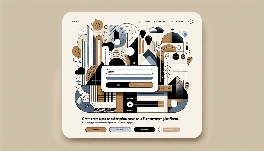 The Essential Guide: How to Create a Pop-Up Subscription Button on Sho