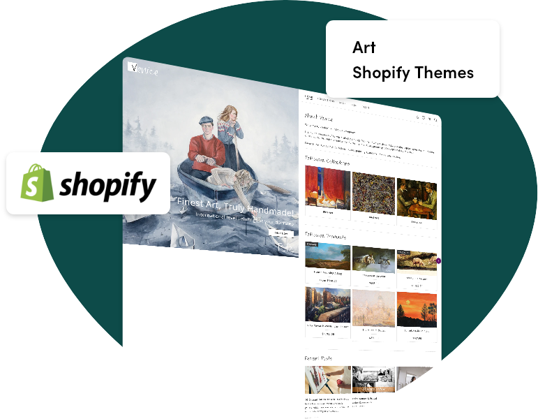 Tiendas de arte Shopify