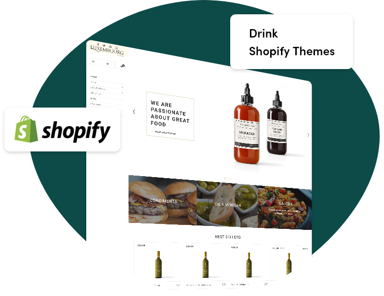 Tiendas de Bebidas en Shopify