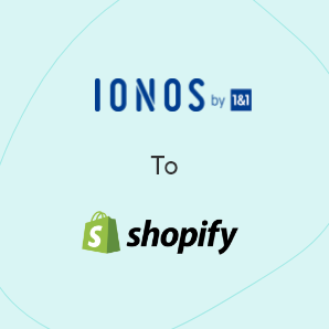 IONOS 1&1에서 Shopify으로 이전하기-완전 가이드