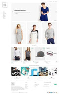 Московская тема Shopify для магазина одежды