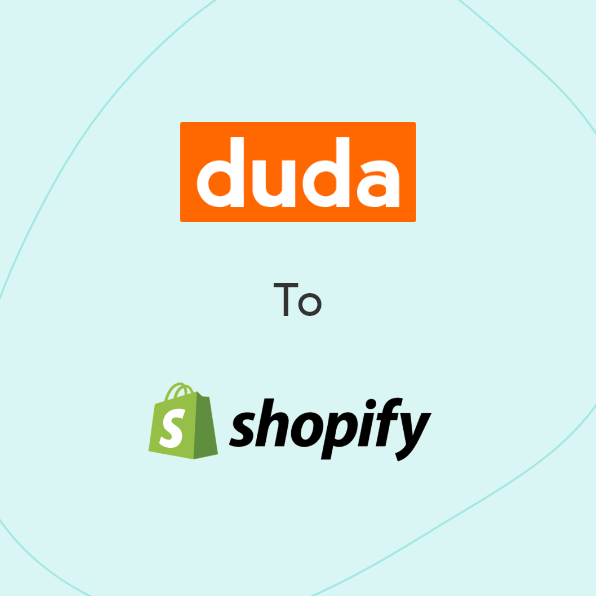 Duda에서 Shopify으로 마이그레이션 - 완벽한 가이드